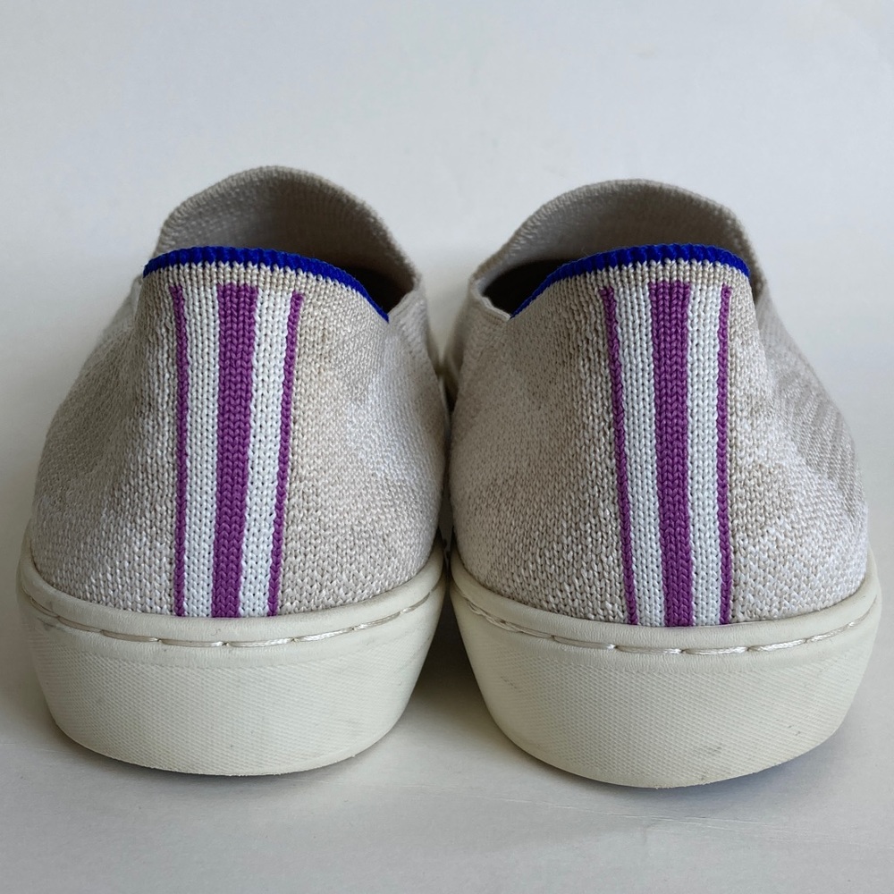Rothy's The Original Slip On Sneakers Beige Camo Print Size 8 - Picture 6 of 16